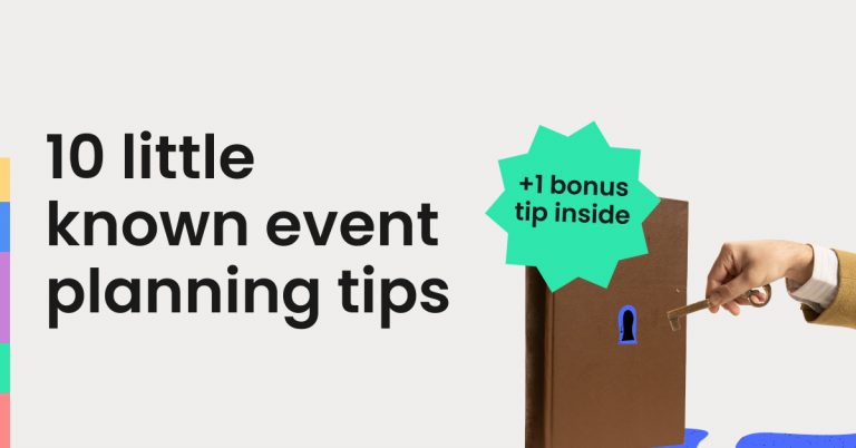 10 little known event planning tips (+1 surprise tip)