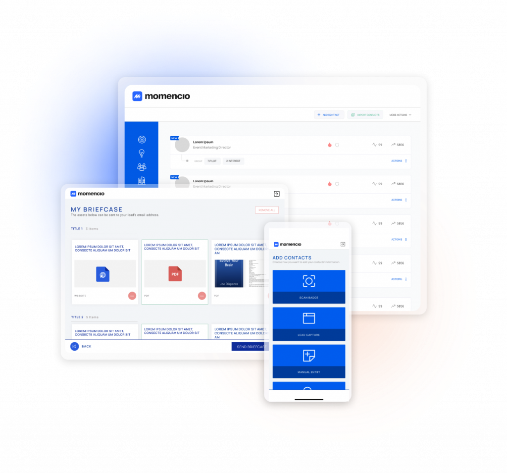 momencio: The ultimate event enablement platform for capturing, engaging, and following-up with event leads
