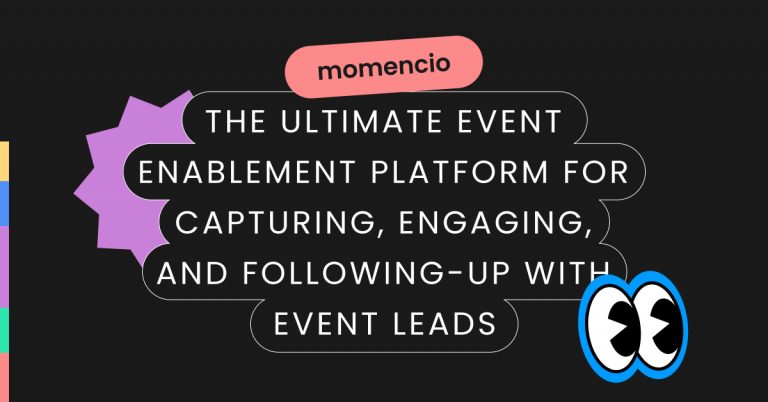 momencio, capterra - The ultimate event enablement platform for capturing, engaging, and following-up with event leads