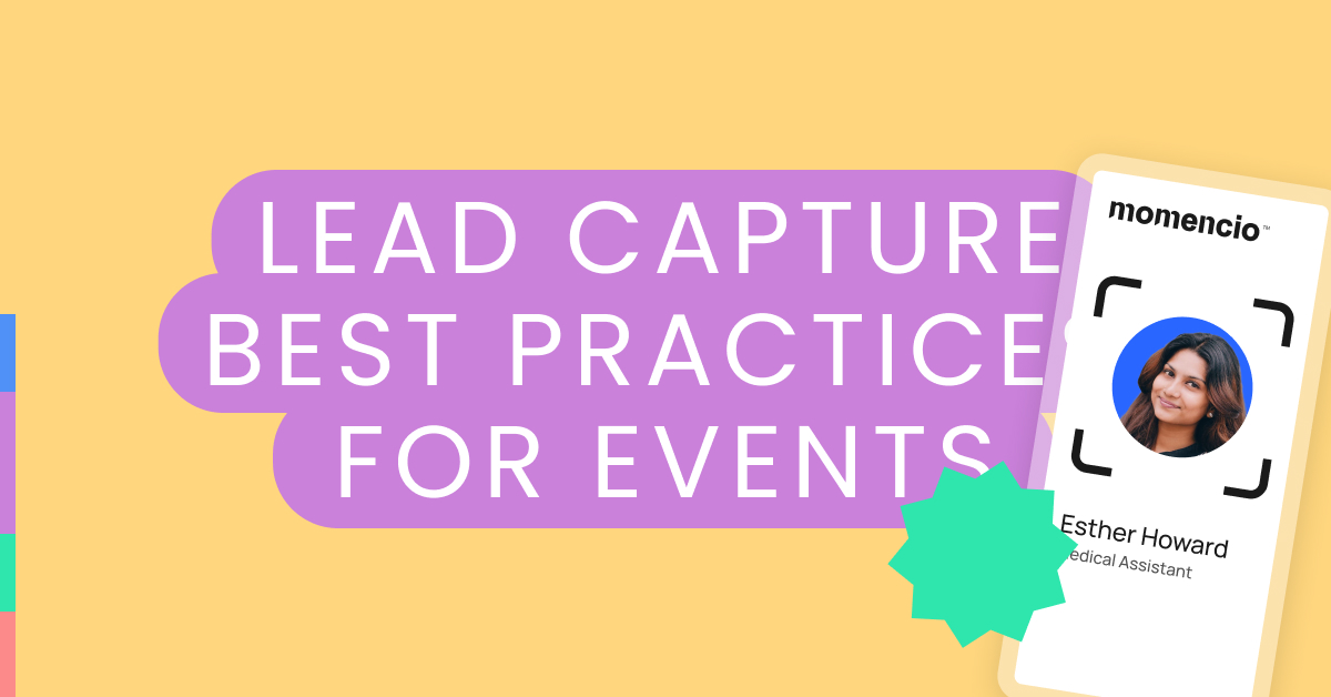 lead capture - lead retrieval and lead capture app icapture captello cvent momencio