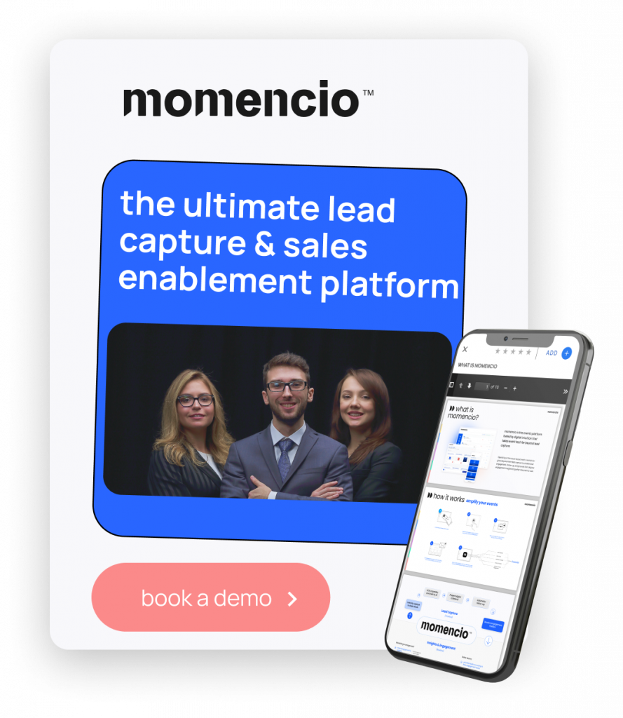 momencio badge scanner app tfor trade shows