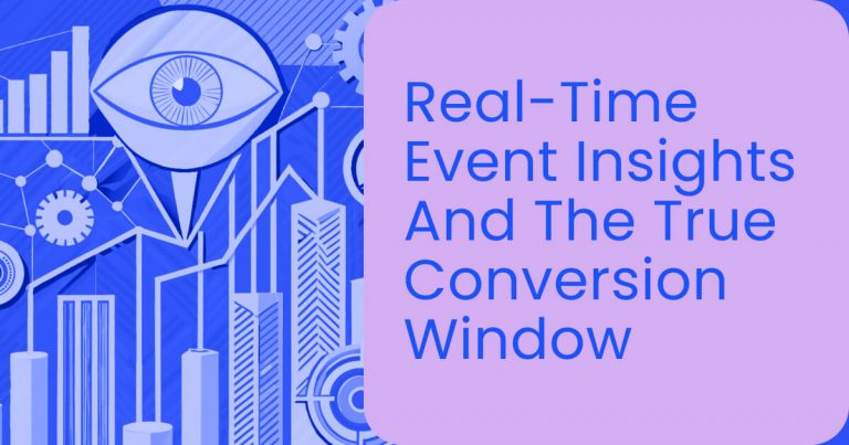 Real-time event insights and the true conversion window