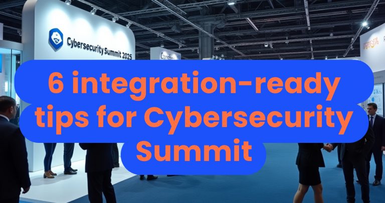 6 integration-ready tips for Cybersecurity Summit