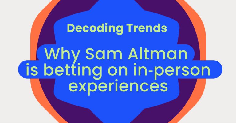 Decoding Trends_ Why Sam Altman is betting on in‑person experiences - momencio event lead capture app