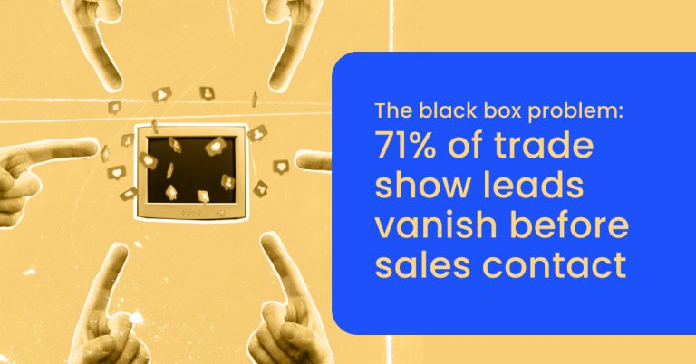 The black box problem_ 71% of trade show leads vanish before sales contact - momencio event lead capture