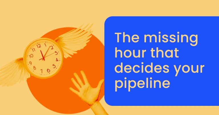 The missing hour that decides your pipeline