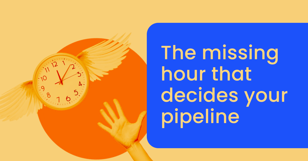 The missing hour that decides your pipeline