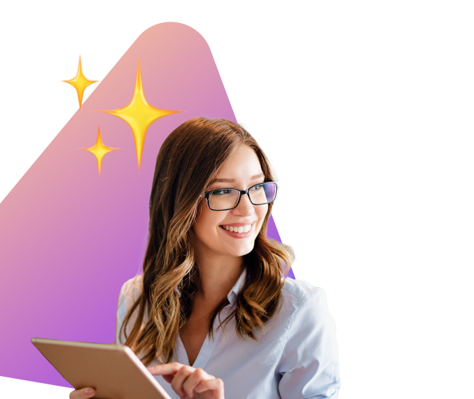 momencio lead capture AI IntelliSense Girl Banner Images