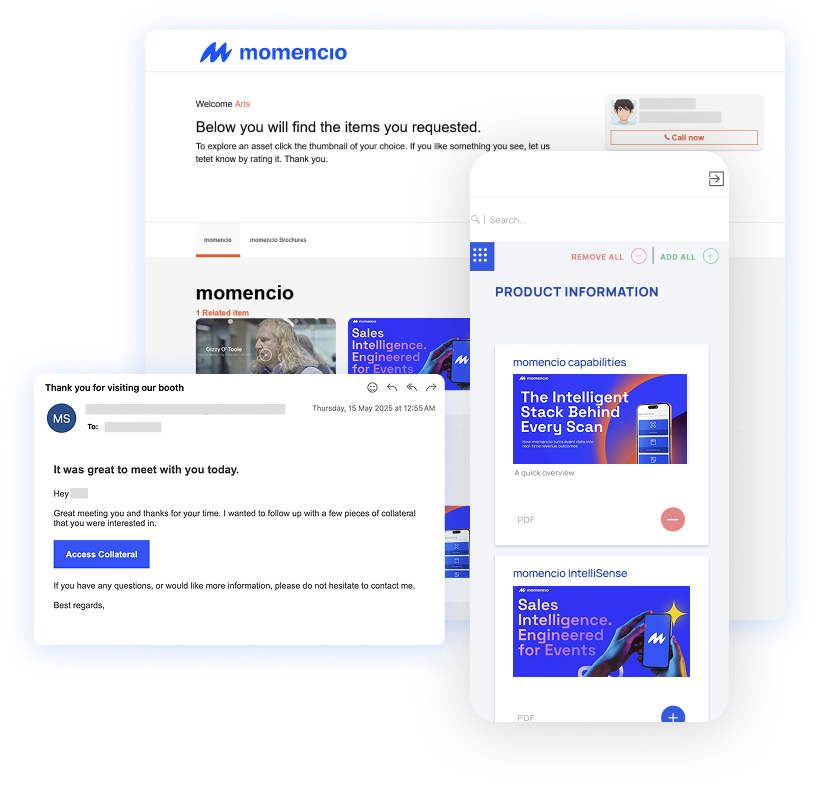 momencio LiveMicrosite hero image