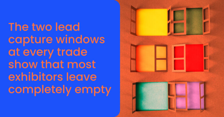 trade show lead capture window