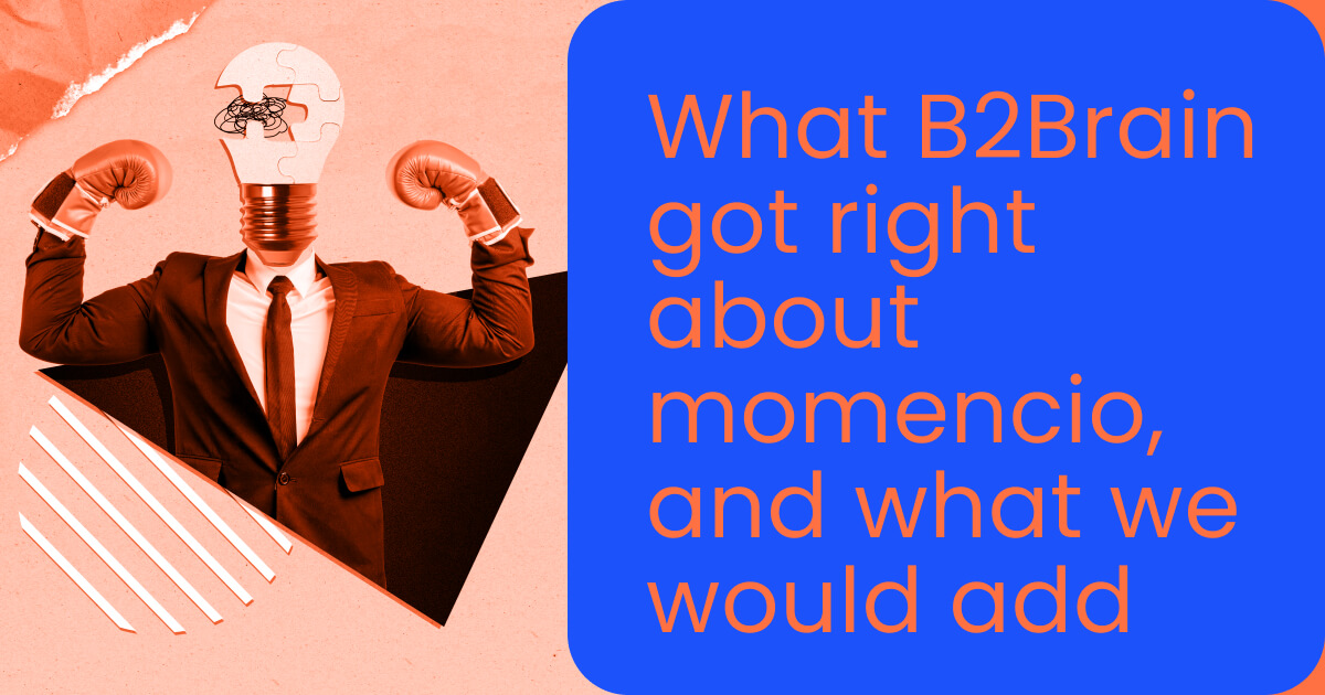momencio vs B2Brain: what their comparison gets right
