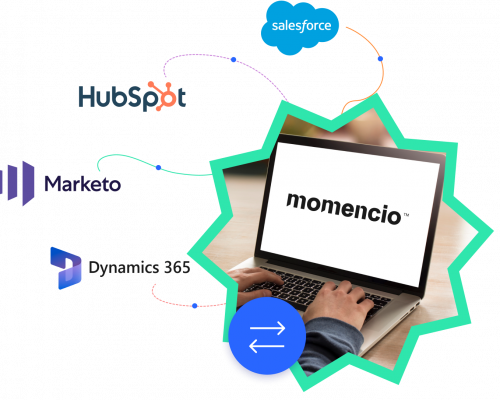 CRM integrations hubspot salesforce event app momencio