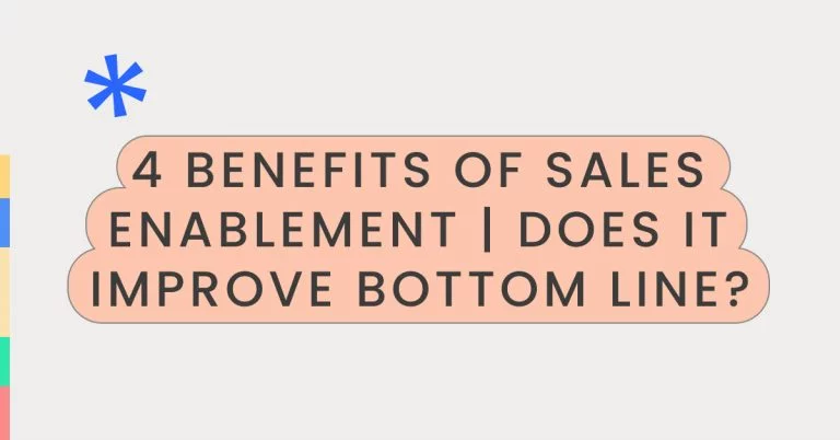 Benefits of Sales Enablement momencio