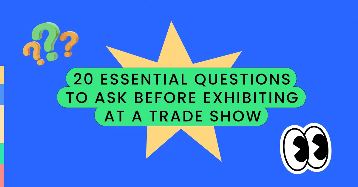 20 Essential Questions to Ask Before Exhibiting at a Trade Show, momencio event app