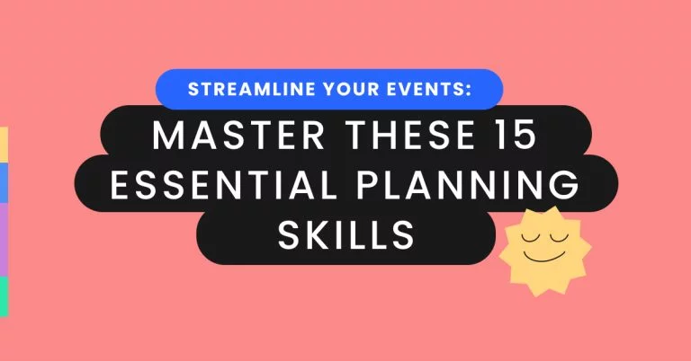Streamline Your Events: Master These 15 Essential Planning Skills ...