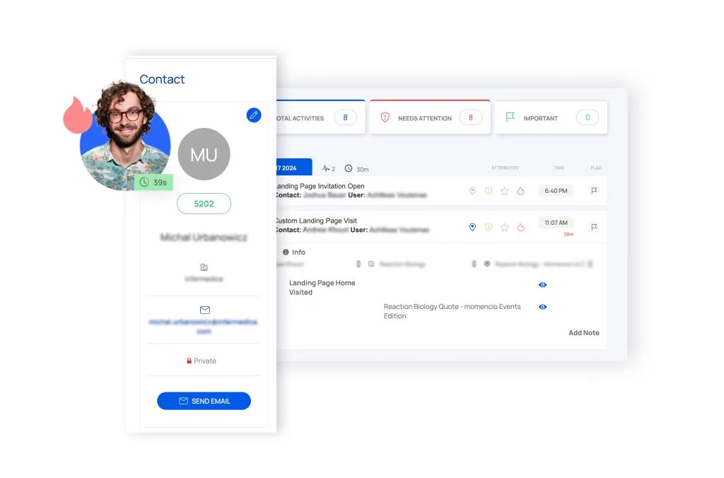 momencio-Advanced-Lead-Scoring-event-lead-capture-app