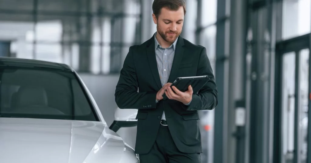 car sales with momencio data capture & insights