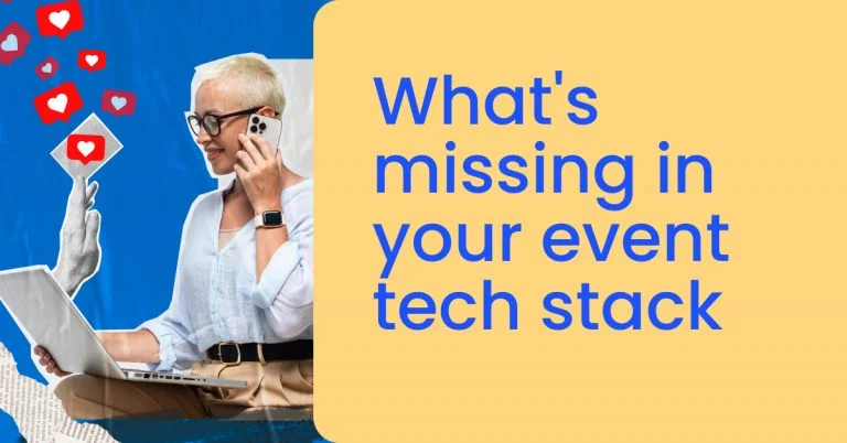 What's missing in your event tech stack- momencio event lead capture app