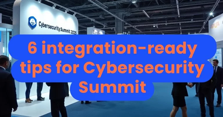 6 integration-ready tips for Cybersecurity Summit