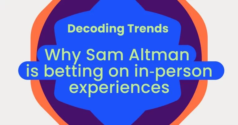 Decoding Trends_ Why Sam Altman is betting on in‑person experiences - momencio event lead capture app