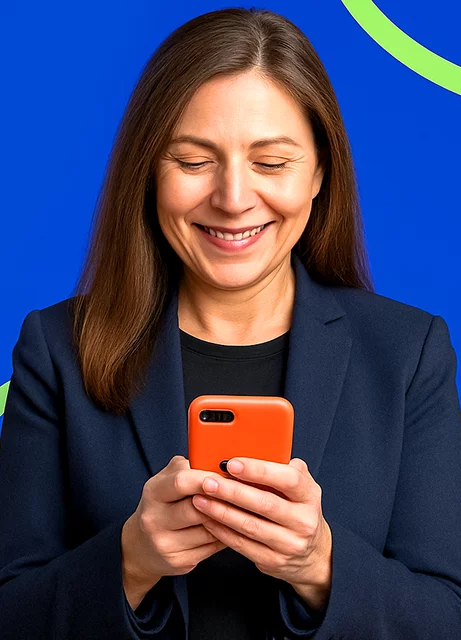 Superpowers home page woman event lead capture