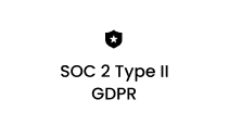 SOC 2 Type II and GDPR certified